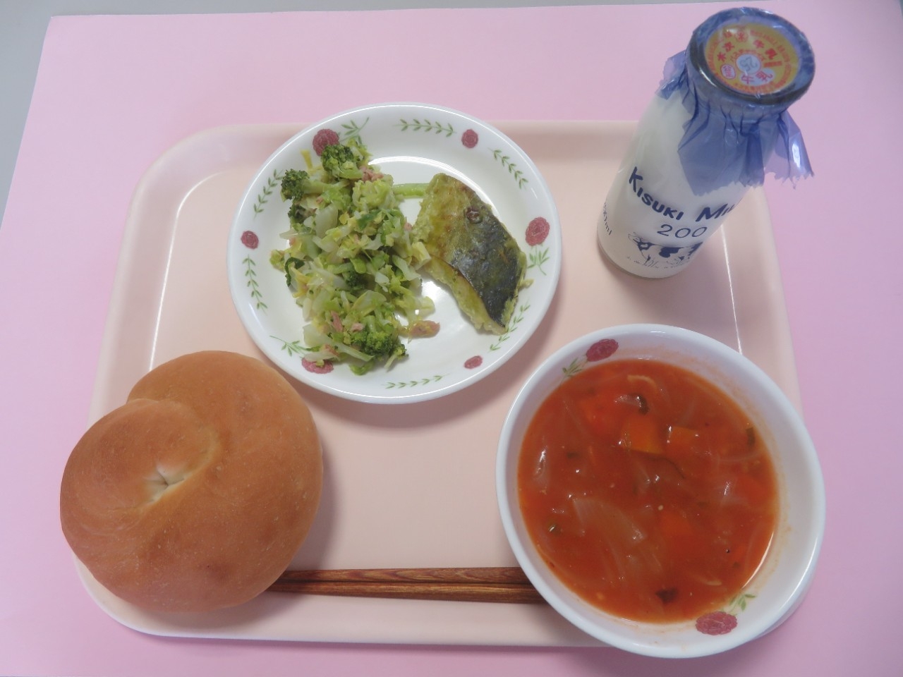 今日の給食の写真