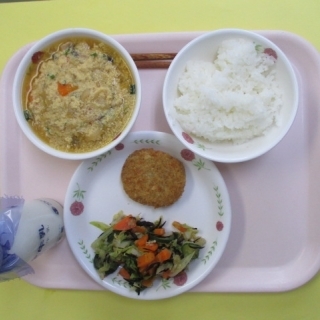 今日の給食の写真