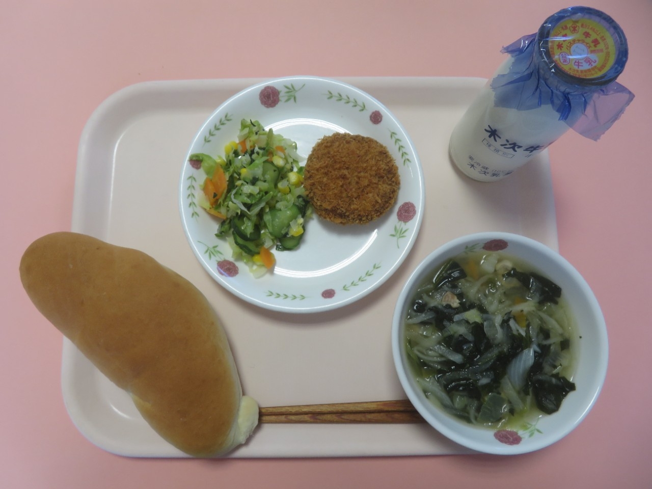 今日の給食の写真