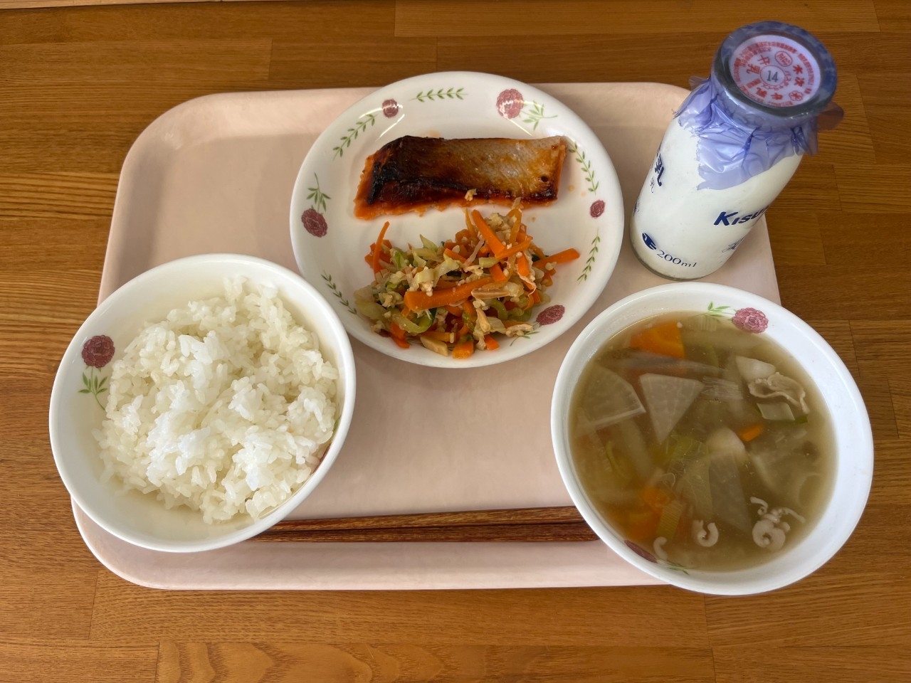 今日の給食の写真