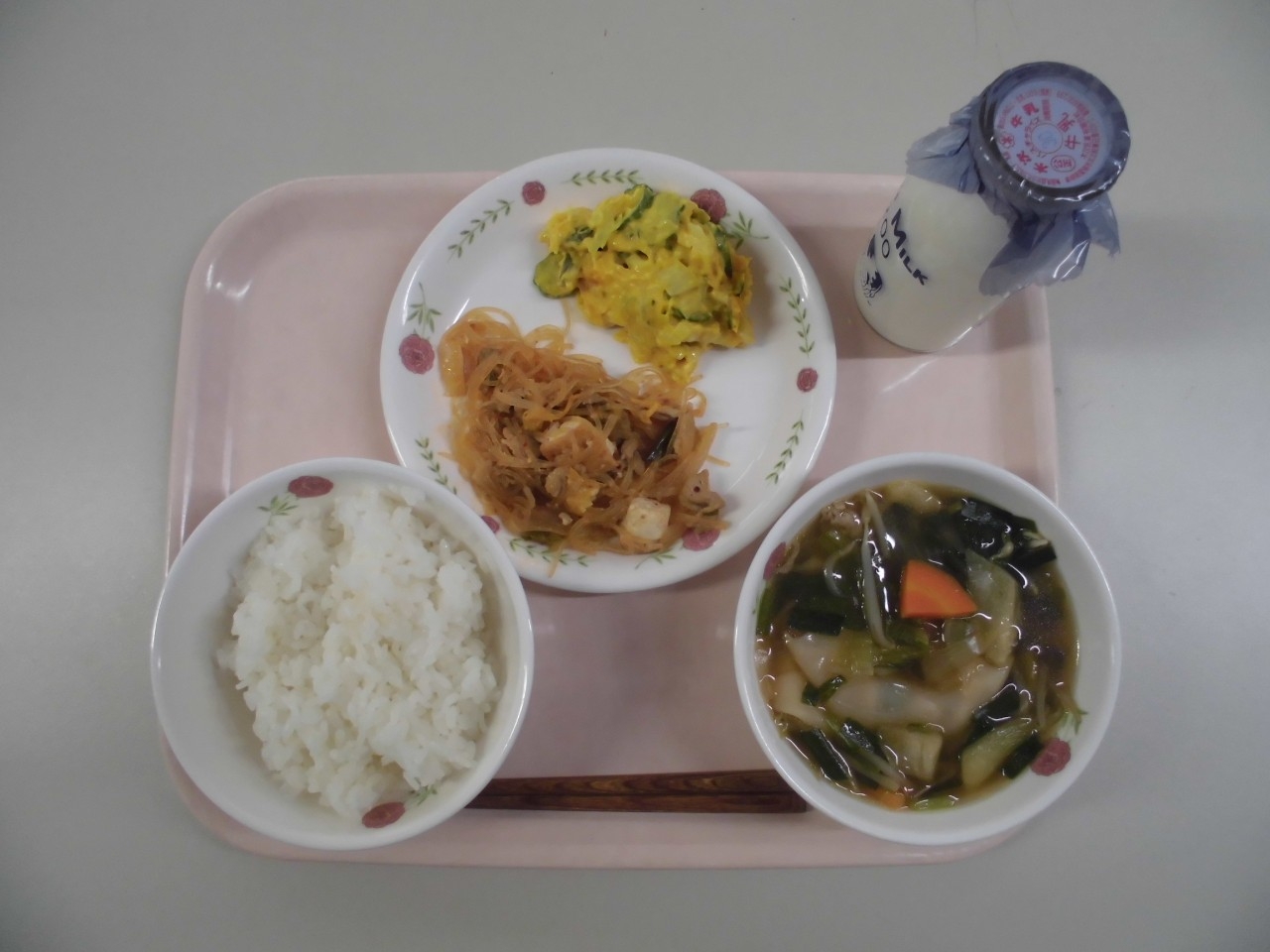 今日の給食の写真