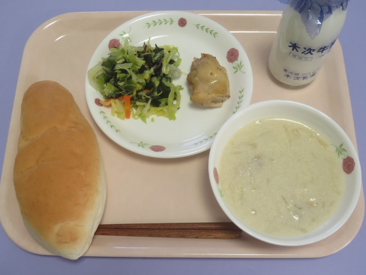 今日の給食の写真