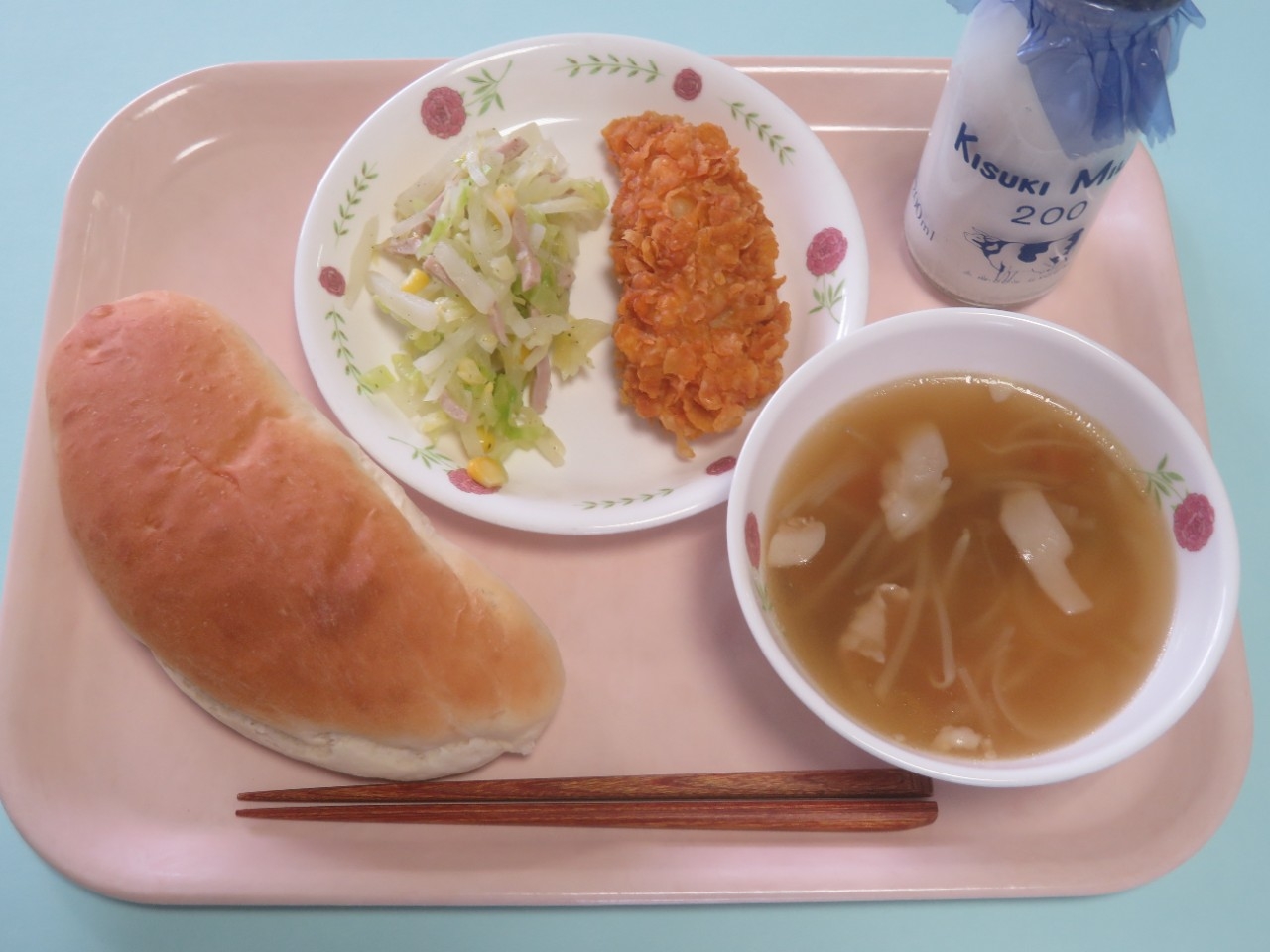 今日の給食の写真