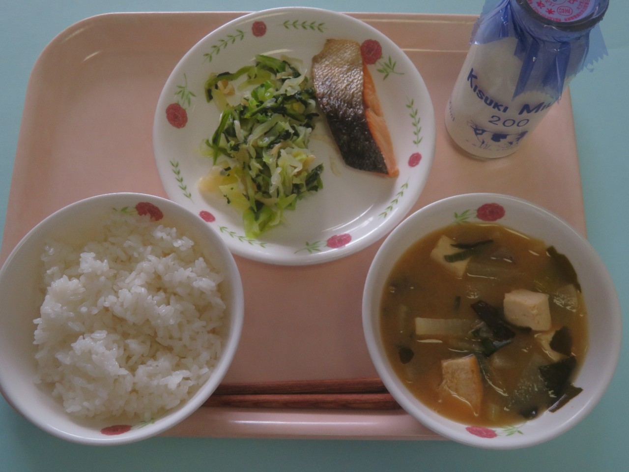 今日の給食の写真