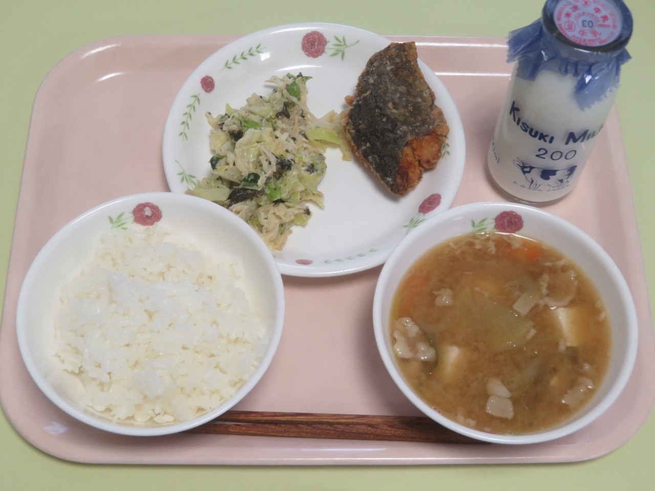 今日の給食の写真
